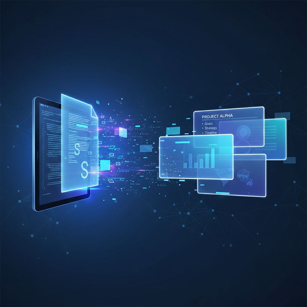 Jak zamienić tekst w gotową prezentację automatycznie?