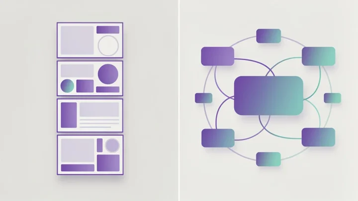 Gamma vs Prezi — porównanie narzędzi AI do prezentacji: slajdy Gamma kontra zoomowalne płótno Prezi